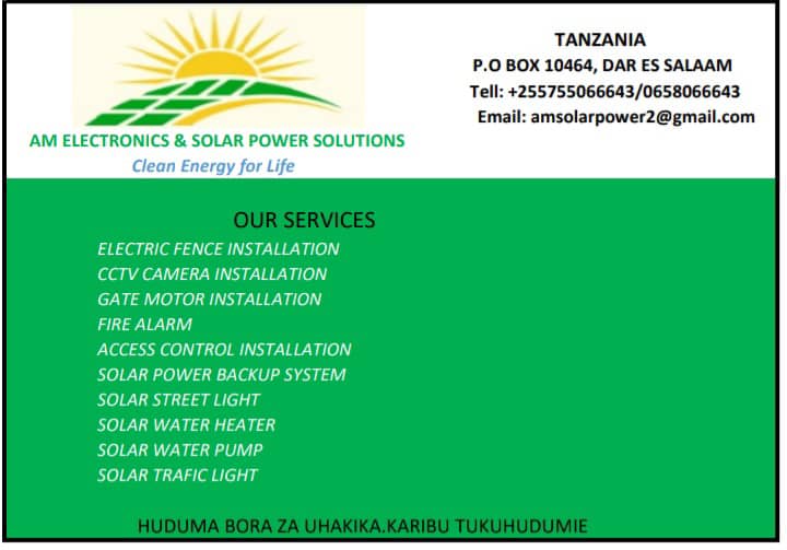 SOLAR, CCTV CAMERA and SECURITY SOLUTIONS