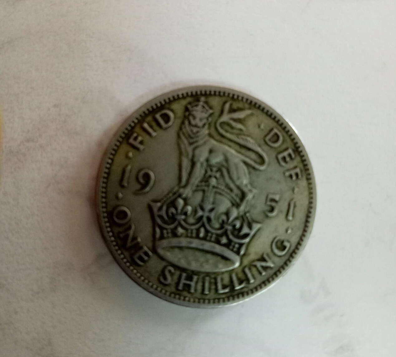 one shilling 1951 fid.def