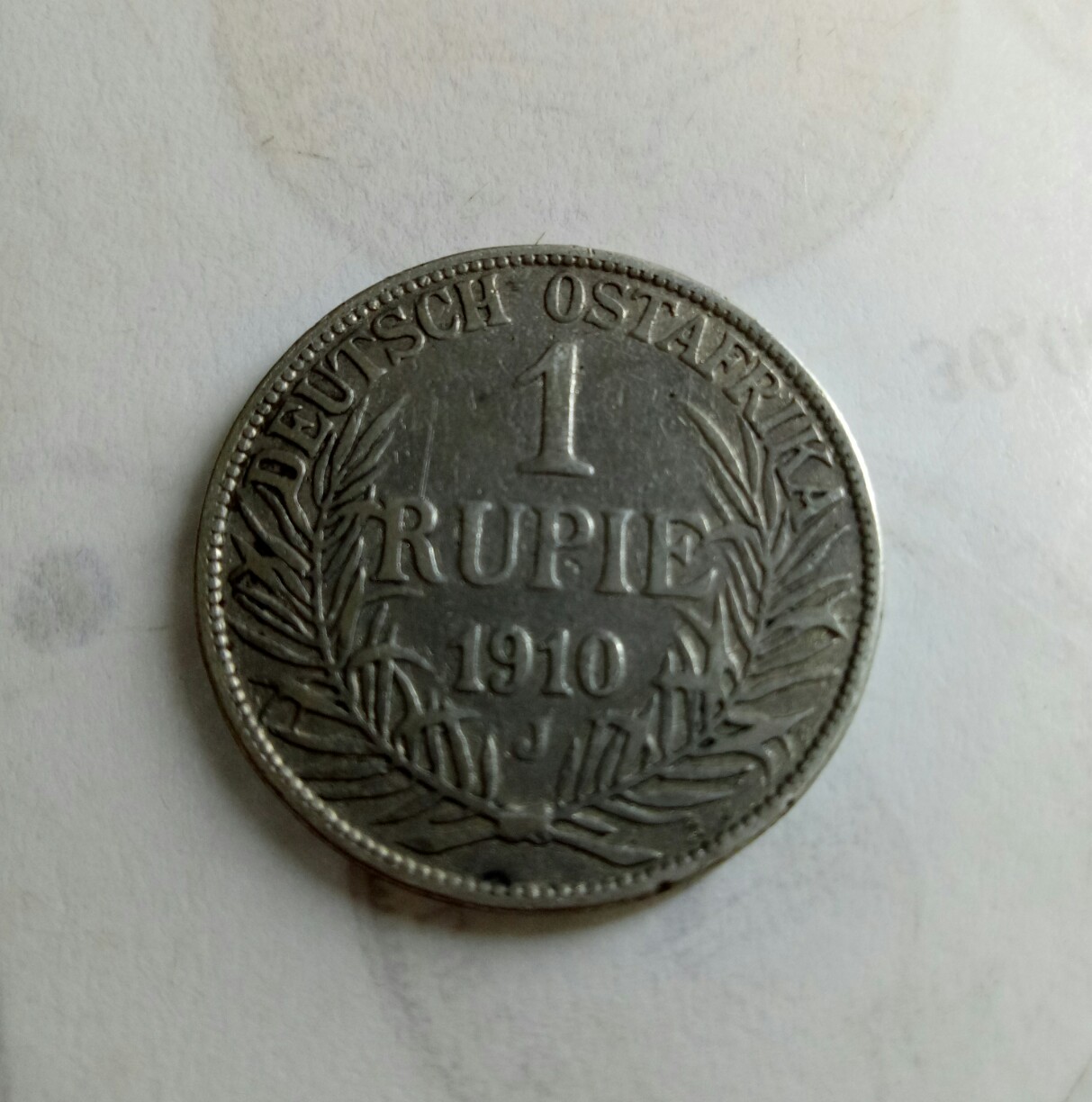 1 rupie 1910 deutsch ostafrika