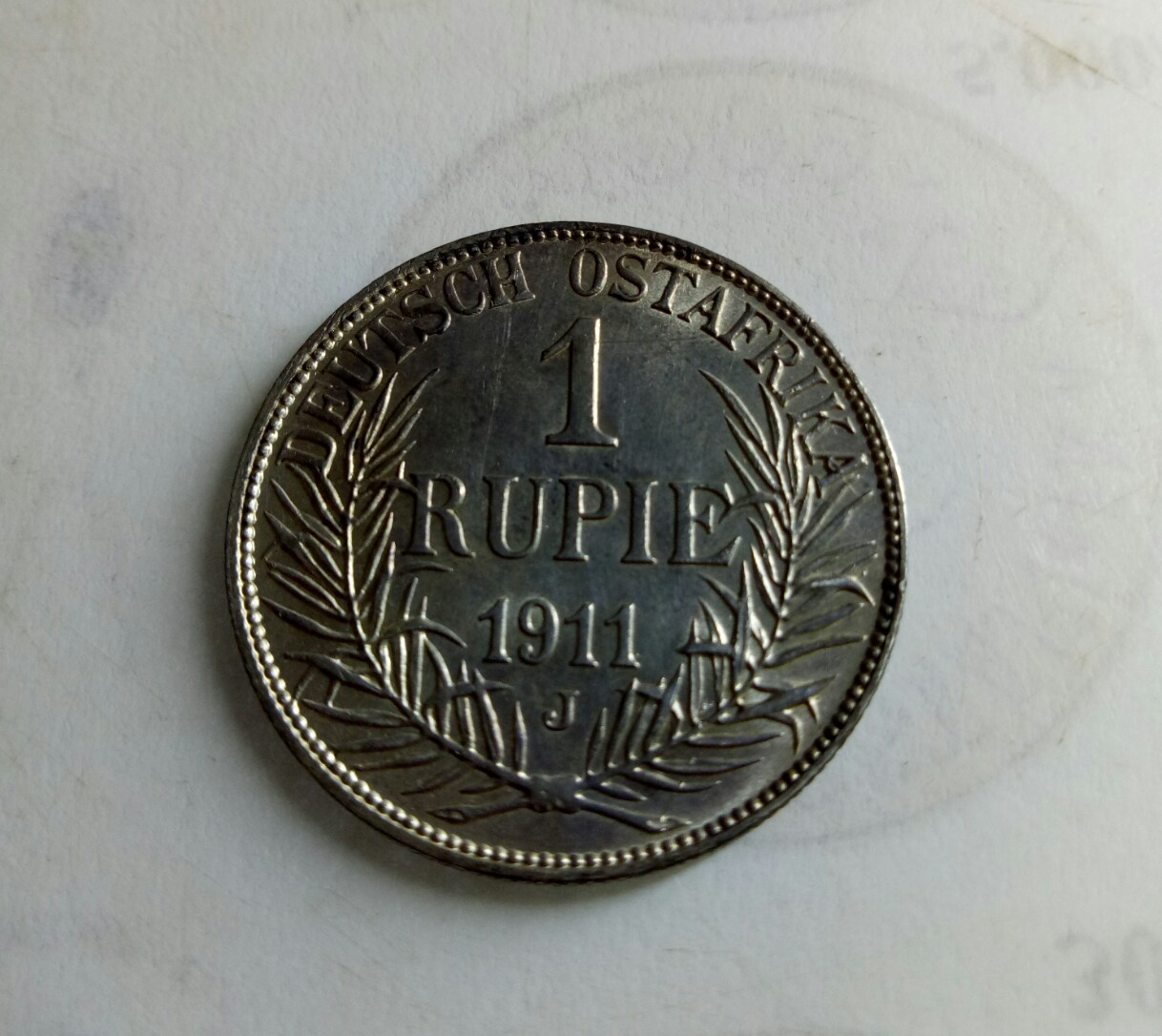 1 rupie 1911 deutsch ostafrika