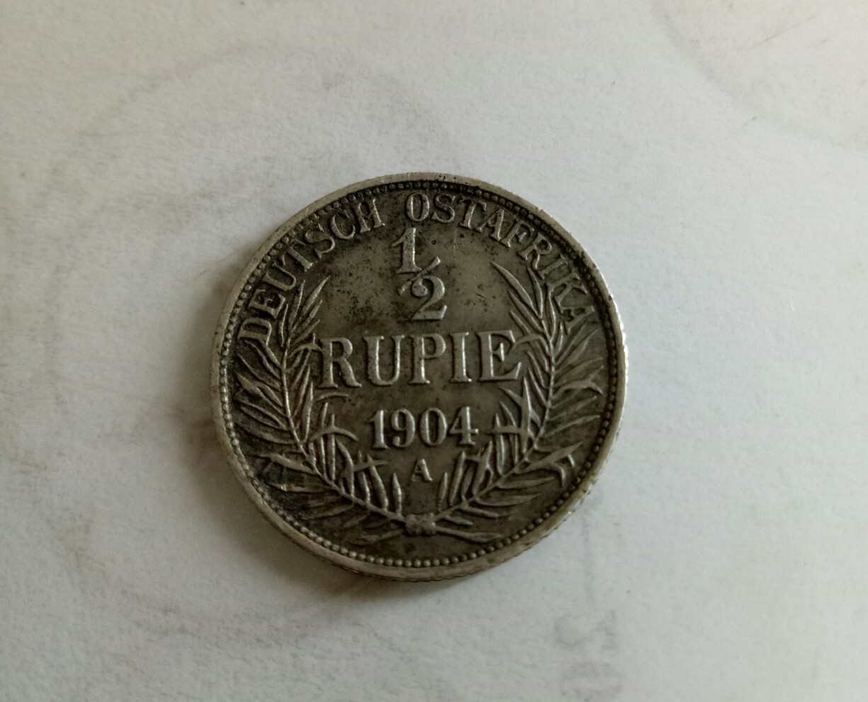 half rupie 1904 germany east afrika