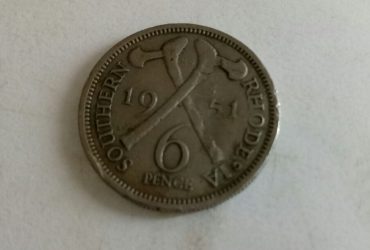 6 pence 1951 king George the sixth