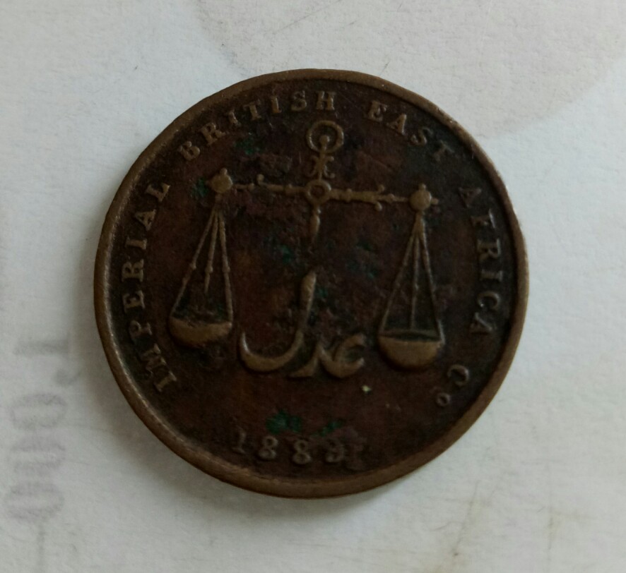 imperial british east afrika coins 1888