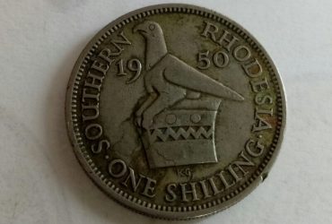 one shilling southern rhodesia 1947