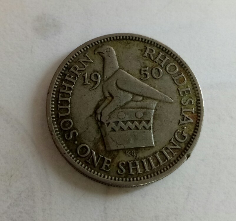 one shilling southern rhodesia 1947