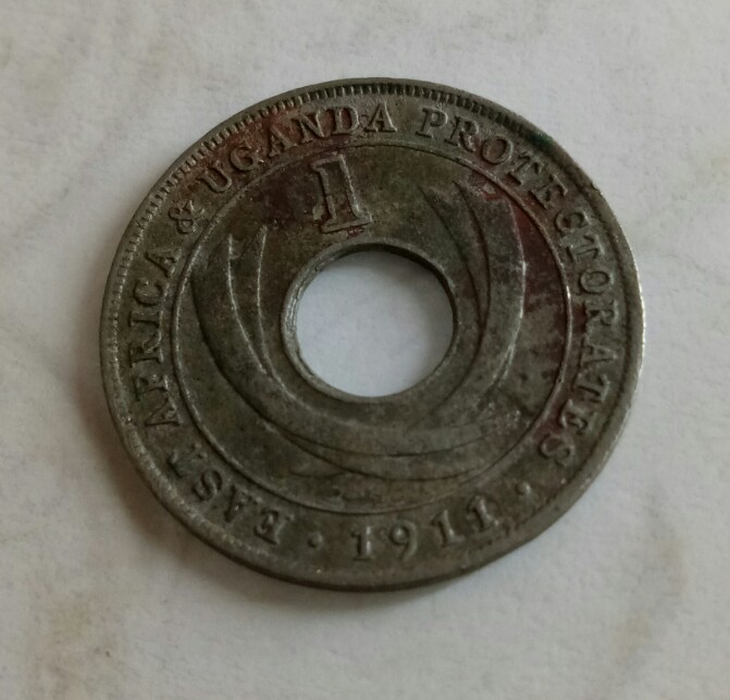 east afrika one cent 1911