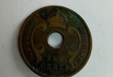 british east afrika 10 cents 1934