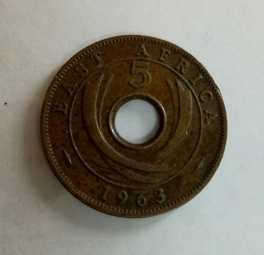 east afrika 5 cents 1963