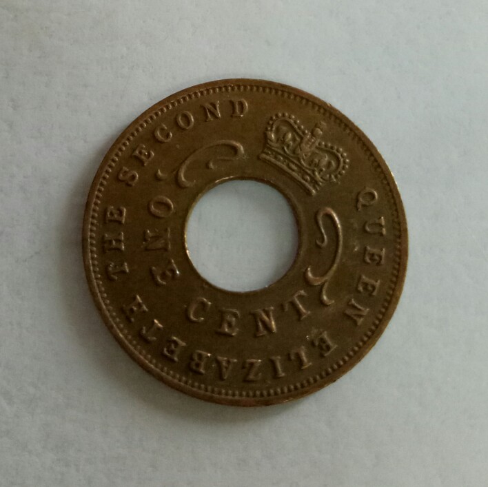 british east afrika one cent 1961