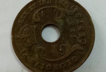 british east afrika 10 cents 1941