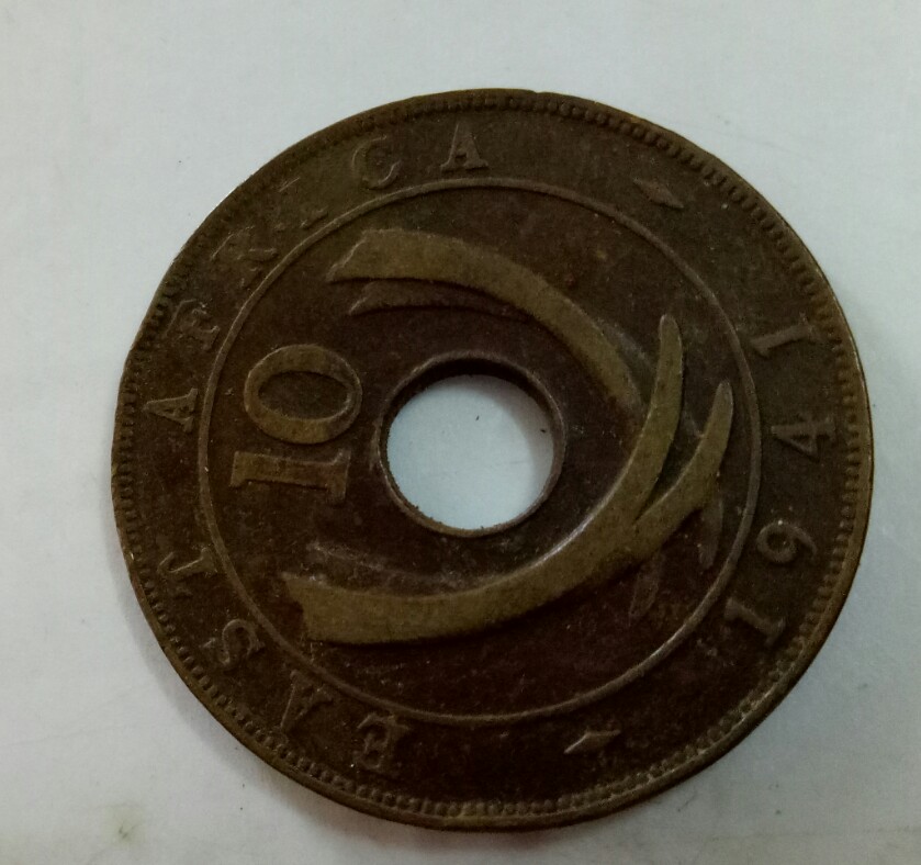 british east afrika 10 cents 1941