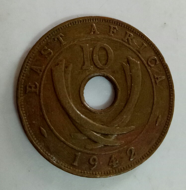 east afrika 10 cents 1942