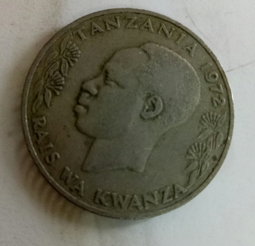 rais wa tanzania 1972,shilingi moja 1