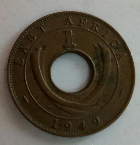 one cent 1949 british east afrika