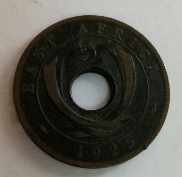east africa 1925 five cent 5