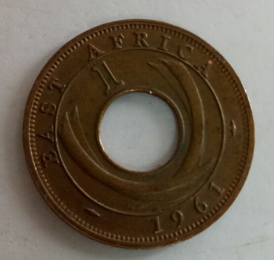 one cent 1 east africa 1961