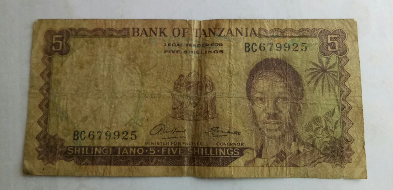 five shillings bank of tanzania