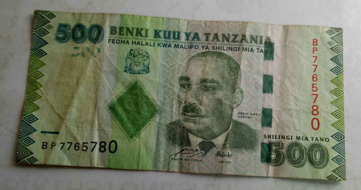 benki kuu ya tanzania,shilingi mia tano 500