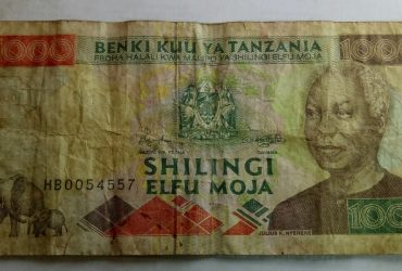 shilingi elfu moja 1000 benki kuu ya tanzania