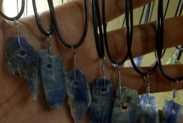 blue kyanite pendants