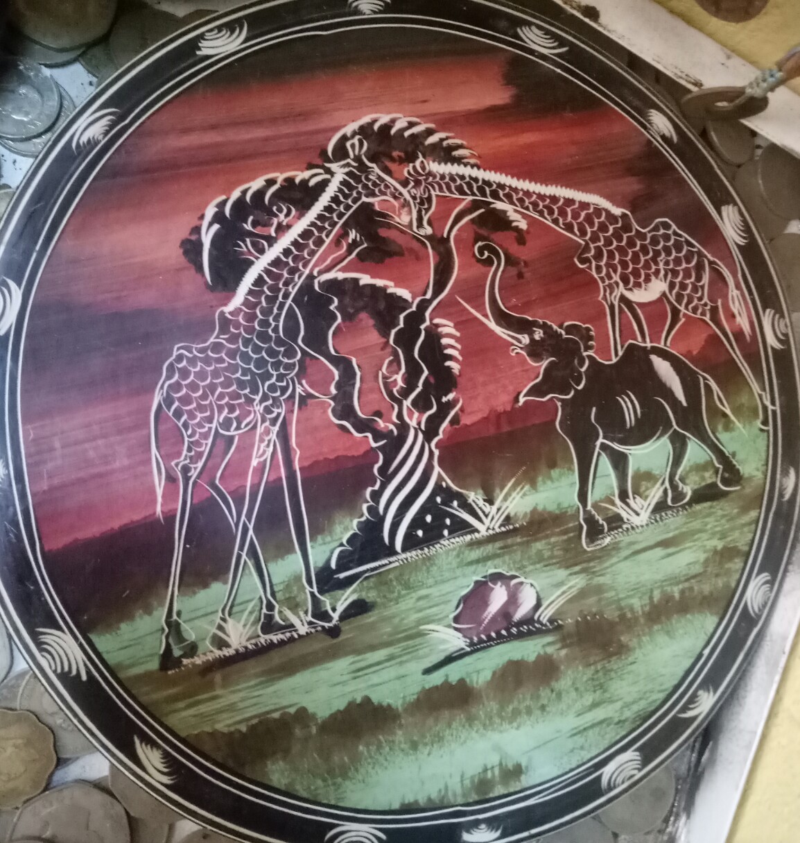 African soapstone plate