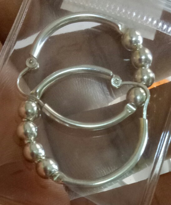 silver earrings from tanzania