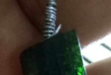green tourmaline pendants from tanzania