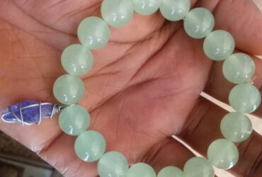 green aventurine with tanzanite bracelet tanzania